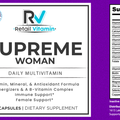 Supreme Woman Daily Multivitamin - 60 Capsules