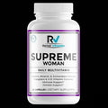 Supreme Woman 60-Capsule Women's Multivitamin bottle – white and purple-blue RetailVitamin label for daily nutrient support