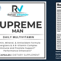 Supreme Man Daily Multivitamin - 60 Capsules